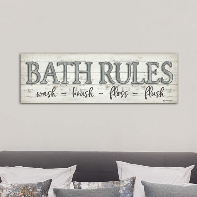 " Bath Rules " by Susie Boyer