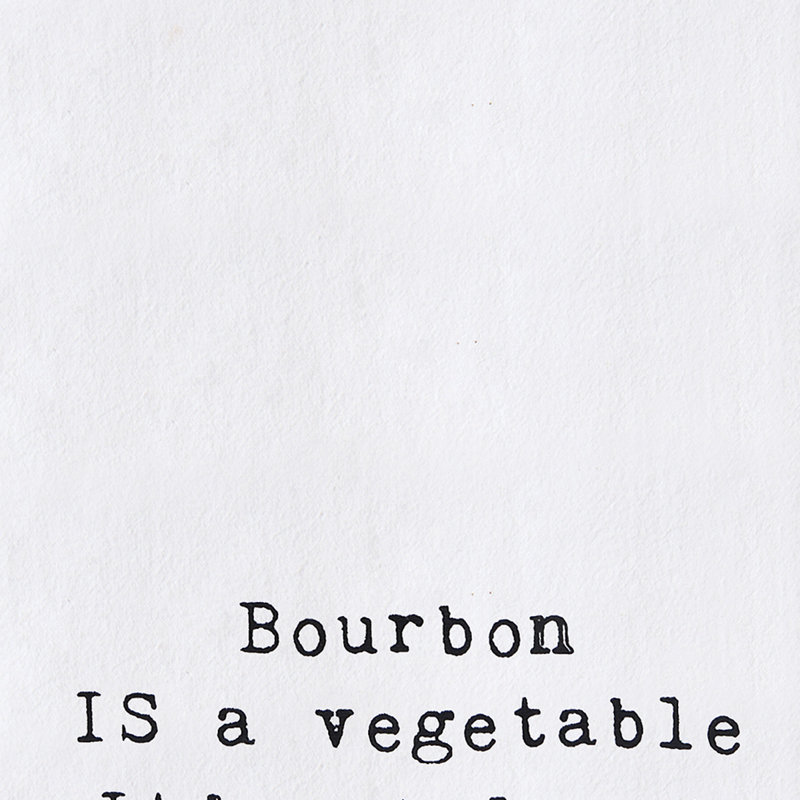 Serviette imprimée Bourbon Is A Légume