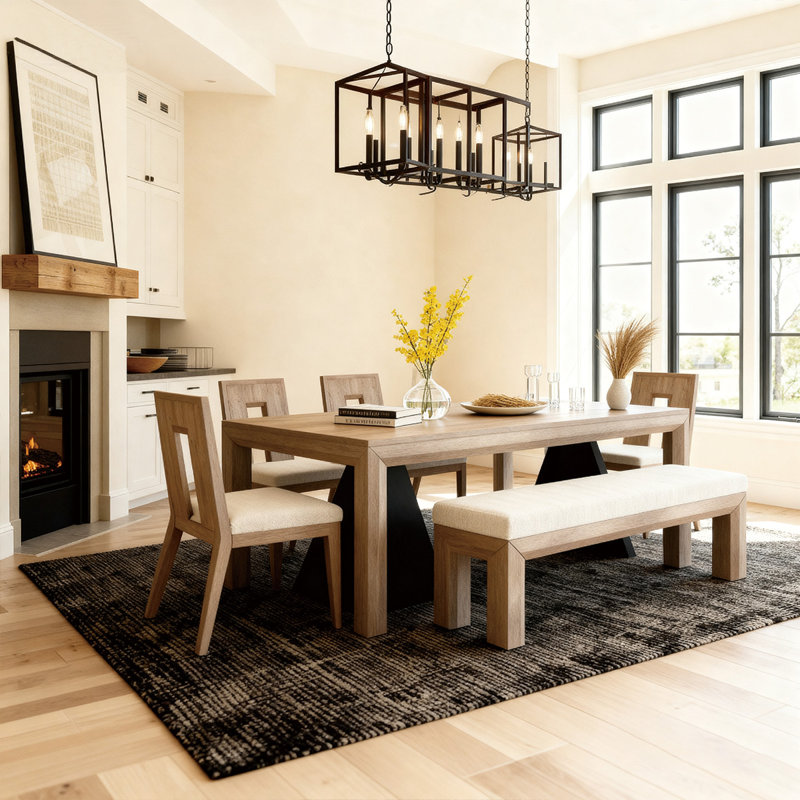 Gracie Oaks 6 - Piece Dining Set