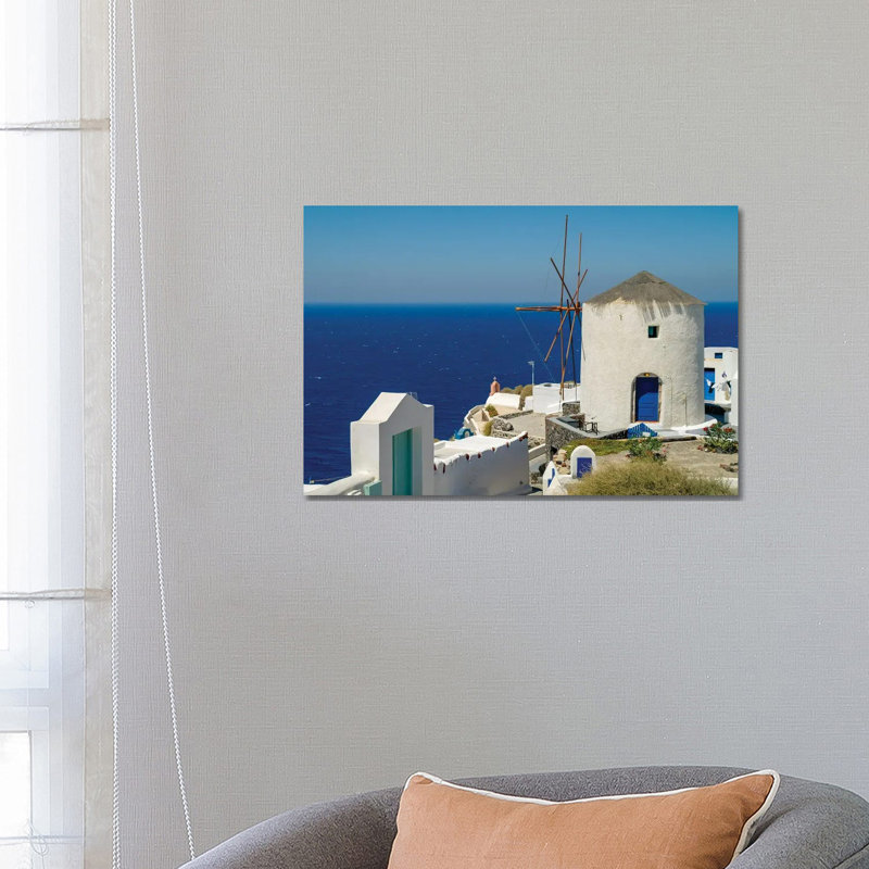 Santorini XI by Ben Heine - Wrapped Canvas Print, 66.04 cm H x 45.72 cm W x 3.175 cm D