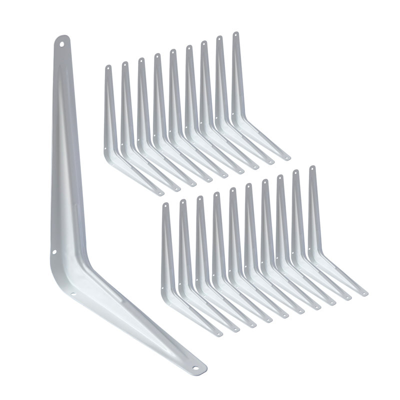 SUPPORT BLANC ET LOURD - 20PK, H 7 po x l 1,5 po x P 9 po