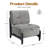 Modern Accent Chair With Solid Wood Base-2018834837