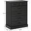 Commode à 6 tiroirs, commode H 37,8 po x l 27,6 po, organisateur de vêtements moderne en bois-561546780