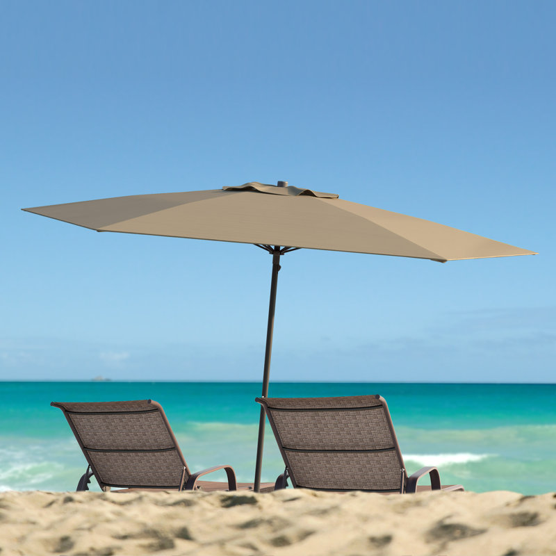 Parasol de plage 7,5 pi Brennen, Brun sableux