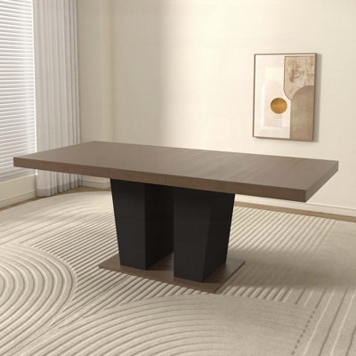 Table de salle à manger extensible pour 4 à 10 personnes