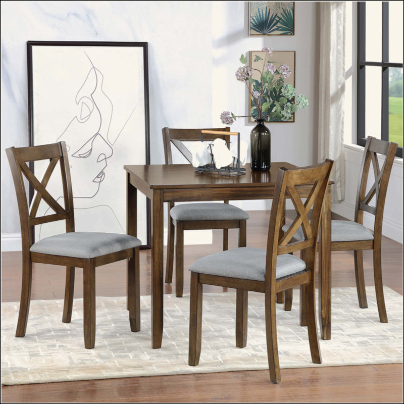 Ensemble de table de salle à manger 5 pièces Elegant Elegant