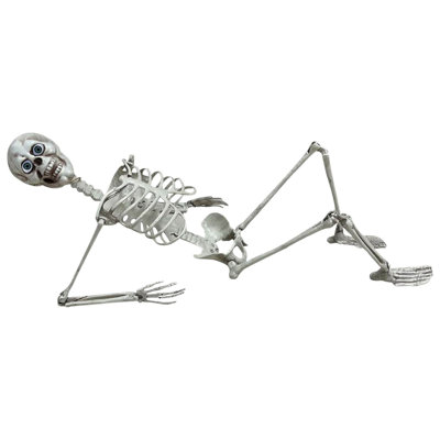 170cm Halloween Skeleton Prop Human Full Size Skull Hand Life Body Anatomy Model Decor