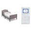 Lit pour tout-petits Bennett, matelas Twinkle Galaxy-71636999