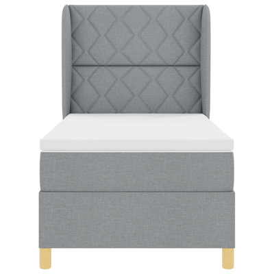 Upholstered Bed with Mattress
