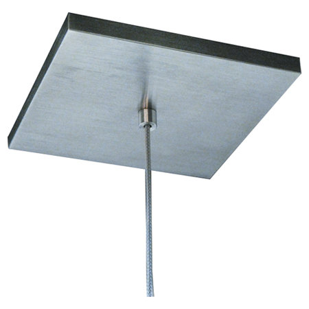 Virga 1 - Light LED Pendant, Brushed Aluminum, 2700K