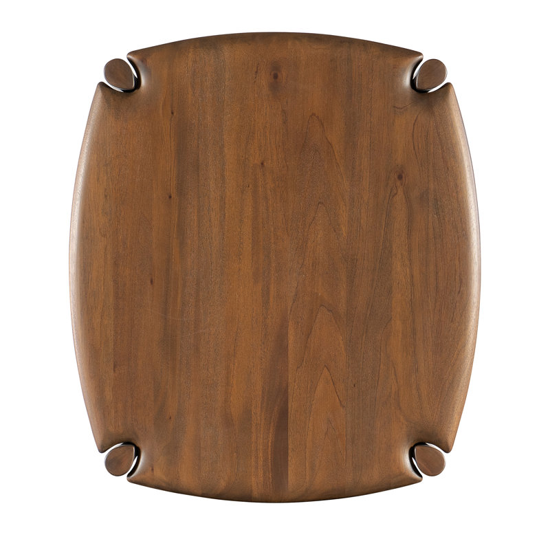 Harlow Solid Wood End Table, Chestnut