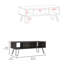 Vassel 2 Piece Living Room Set, Bar Cart + Coffee Table
