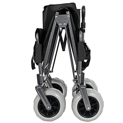 Folding Wagon Cart With Bench Sea