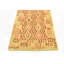 Tapis en laine rouge 3 pi 9 po x 6 pi 3 po one-of-kind main-noué la new age Elland