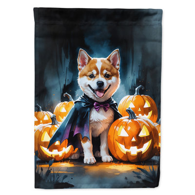 Puppy Halloween House Flag