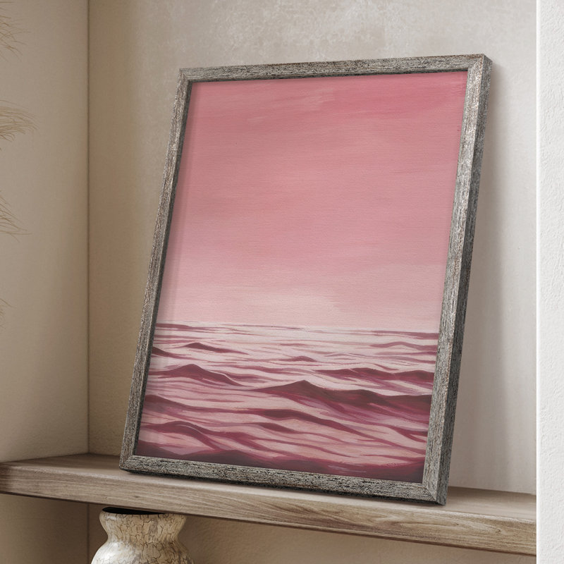 «Playa Rosa II», reproduction encadrée - bois massif, H 11 po x l 9 po