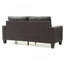 Canapé modulaire G464A-S Newbury, brun foncé