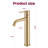 Bathroom Modern Tall Faucets Single Handle One Hole Lavatory Bathroom Sink Faucet-120320292