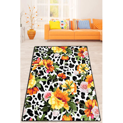Shah Abstract Shag Area Rug