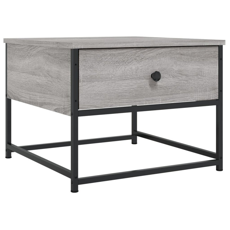 Beya Coffee Table with Storage, Grey Sonoma