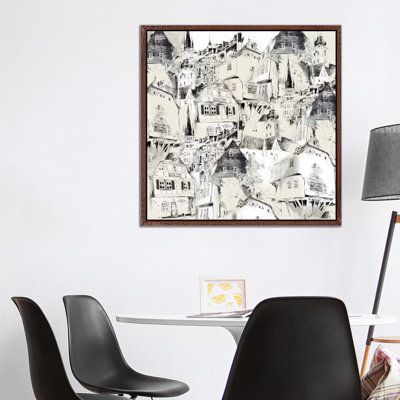 Germany Historical View Bad Kreuznach by Ana Rut Bré - Floater Frame Gallery-Wrapped Canvas Giclée on Canvas