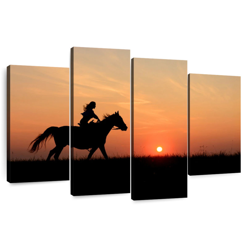 Mehar Female Equestrian Silhouette
