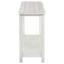 Castleton White Wood Entryway Sofa Console Table