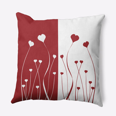 Coussin décoratif floral intérieur / extérieur en polyester