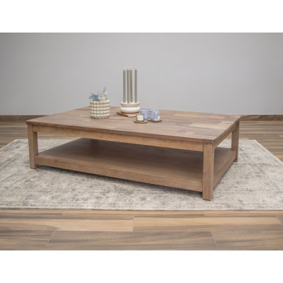 Essa Solid Wood Top Coffee Table