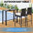 Patio Counter Height Table Bar Table For Garden