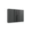 Sahalie 3 Door Manufactured Wood Wardrobe-893307964-893307965