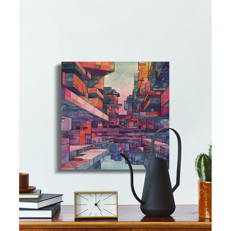 1 Piece Wrapped Canvas Wall Art Set, 15.24 cm H x 15.24 cm W