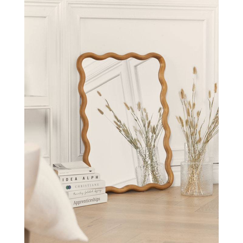 Serinah Solid Wood Irregular Mirror
