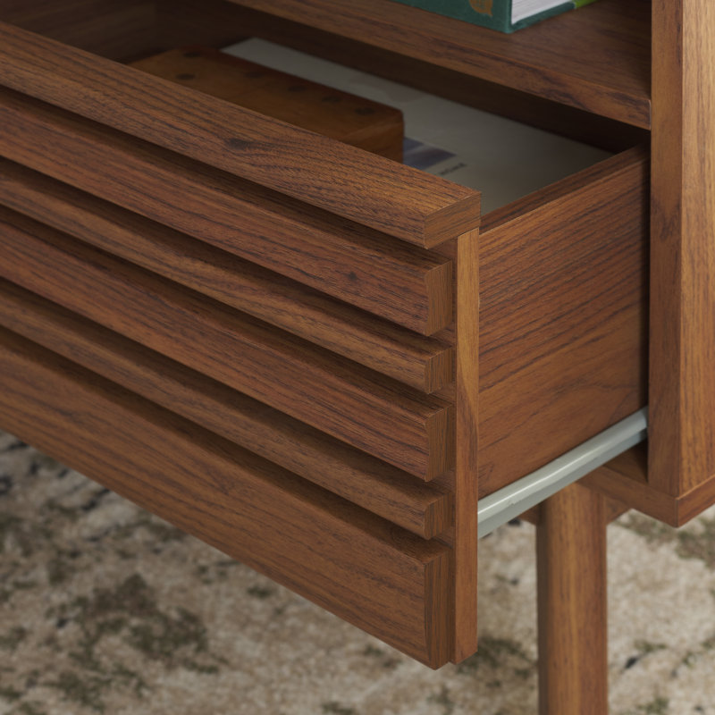Table de chevet Kunio, Noyer