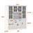 71" H Kitchen Pantry Cabinet, White