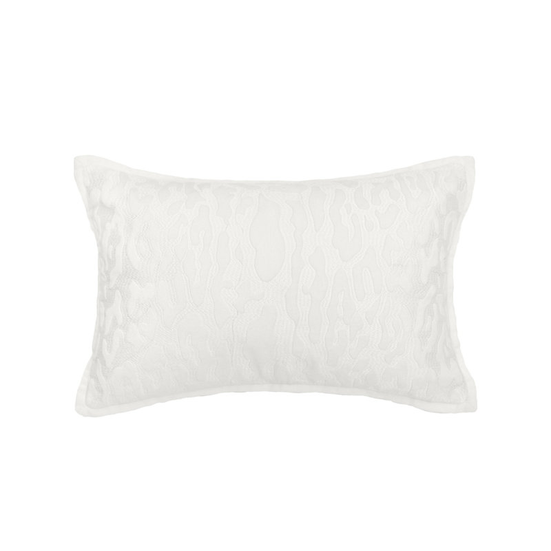 Avon Throw Pillow, Ivory