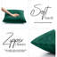 Luxurious Plain Velvet Cushion Covers (Set Of 2)-1625199602