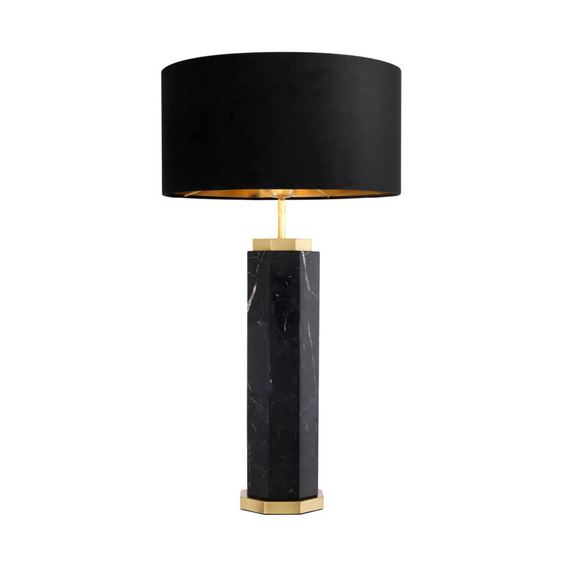 Lampe de table Newman, Noir