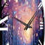 Horloge murale colorée-845143802