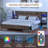 Bed Frame With Storage Headboard Nightstand