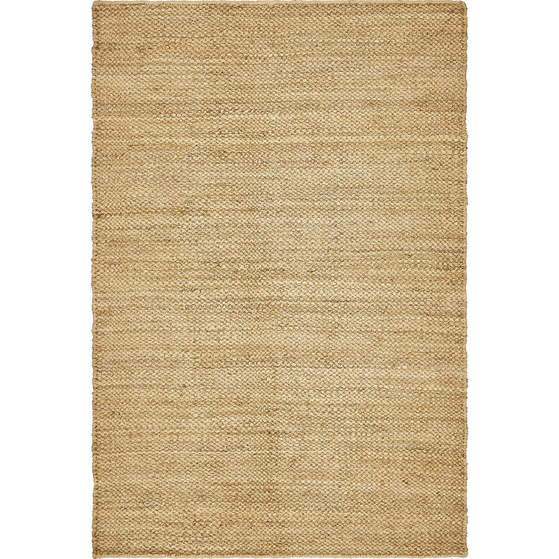 Tapis ivoire noué à la main Gelman, Rectangle 2 pi x 3 pi 1 po, Ivory