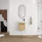 16'' Single Bathroom Vanity with Ceramic Top-338455562