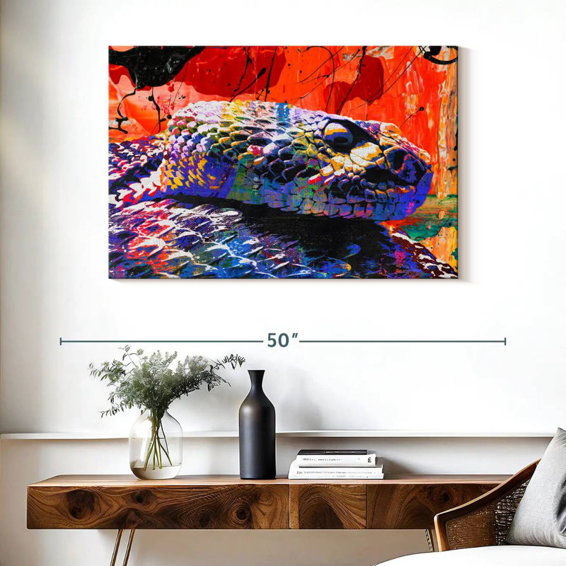 Brampt Western Diamondback, 26" H x 39" W