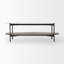 Table basse à 4 pieds avec rangement