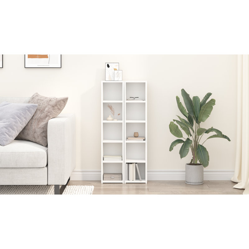 CD Multimedia Storage Rack, White