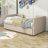 Ayushi Twin Size Upholstered Daybed with Twin Size Trundle-1139403389