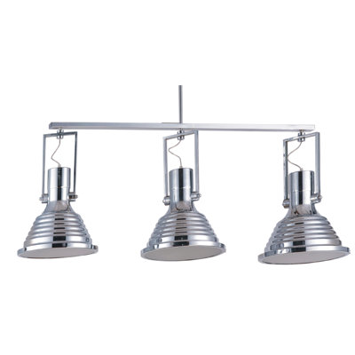 Industrial 3 Light Lantern Kitchen Island Pendant