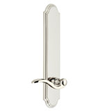 Grandeur Arc Tall Plate Privacy with Bellagio Lever