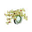 Orchid Arrangement in Mirrored Glass Vase