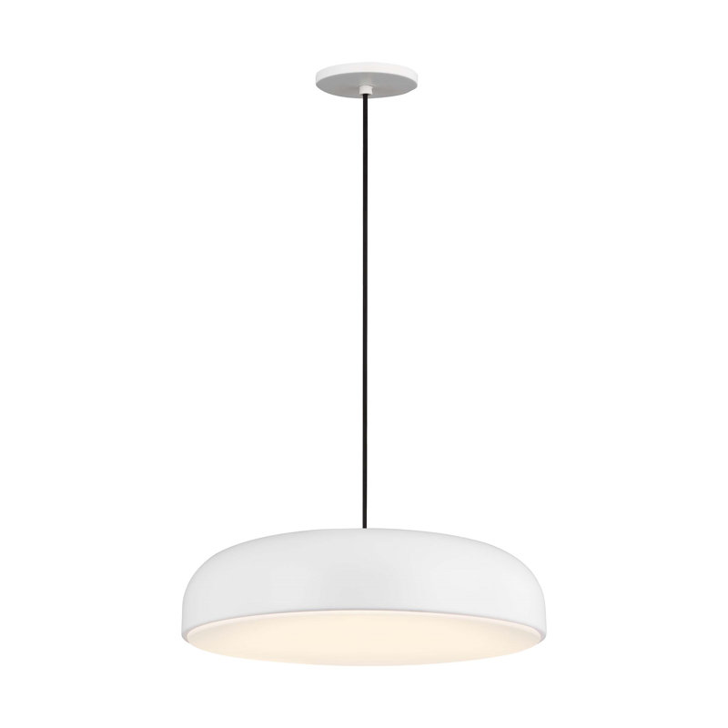Kosa 1 - Light LED Pendant, Matte White